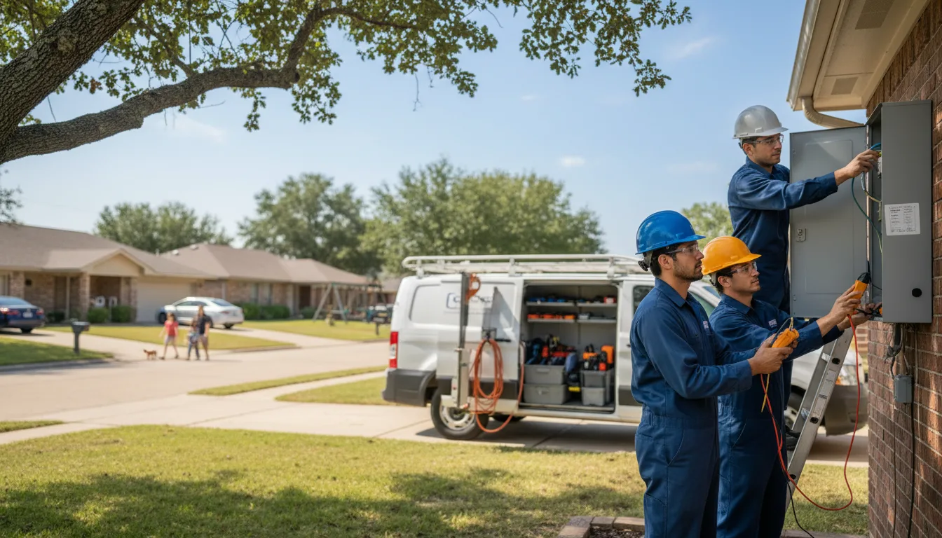Certified electrician providing emergency electrical services in Doyline, LA